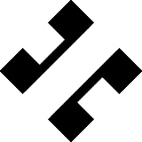 Open diamond tile with crossing