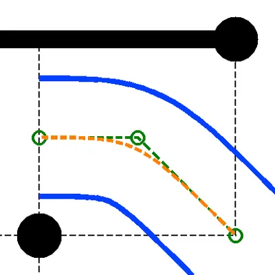 Bezier curve inside a tile of a Celtic knot